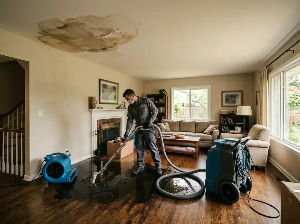 attic-pipe-burst-ceiling-drip-008 — frequently asked questions, Water Damage Restoration & Carpet Care in Little Falls, NY